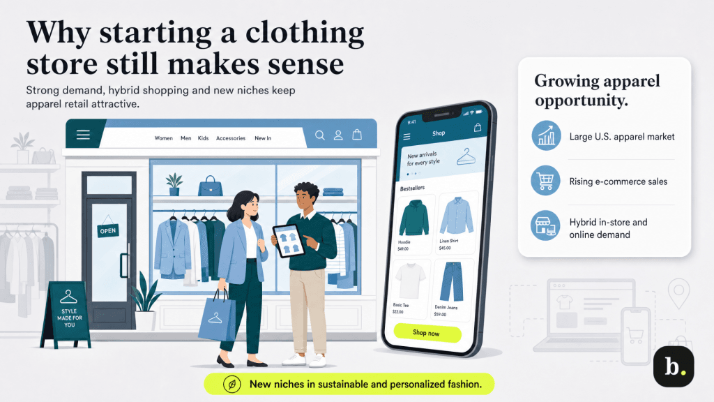 why starting a clothing store makes sense