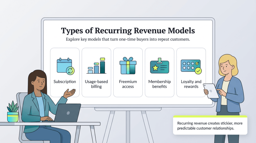 Types of recurring revenue models