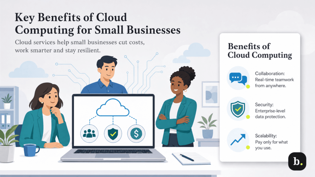 cloud computing benefits graphic