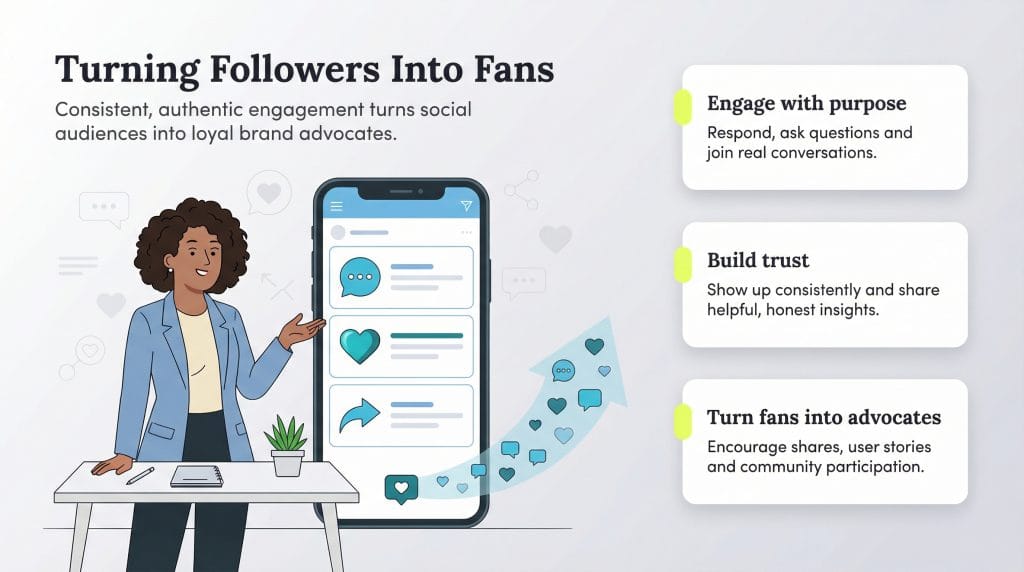 turn followers into fans