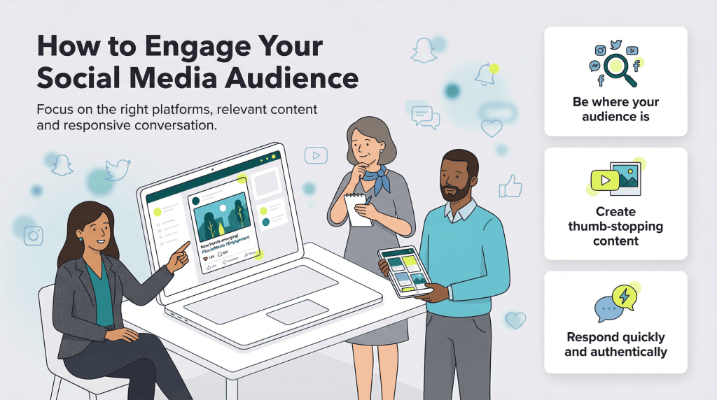 how to engage social media audience