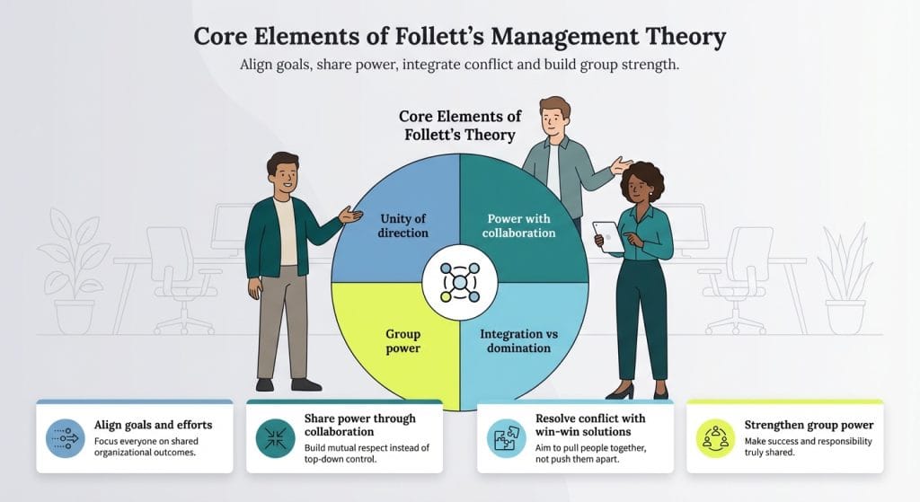 Follett mgmt theory elements