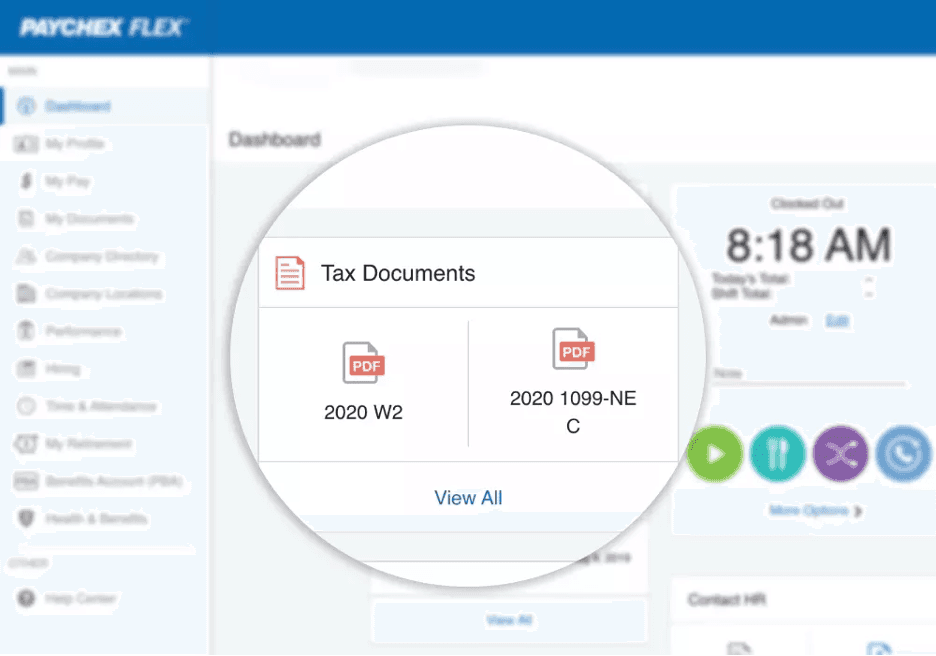 Paychex Flex tax forms