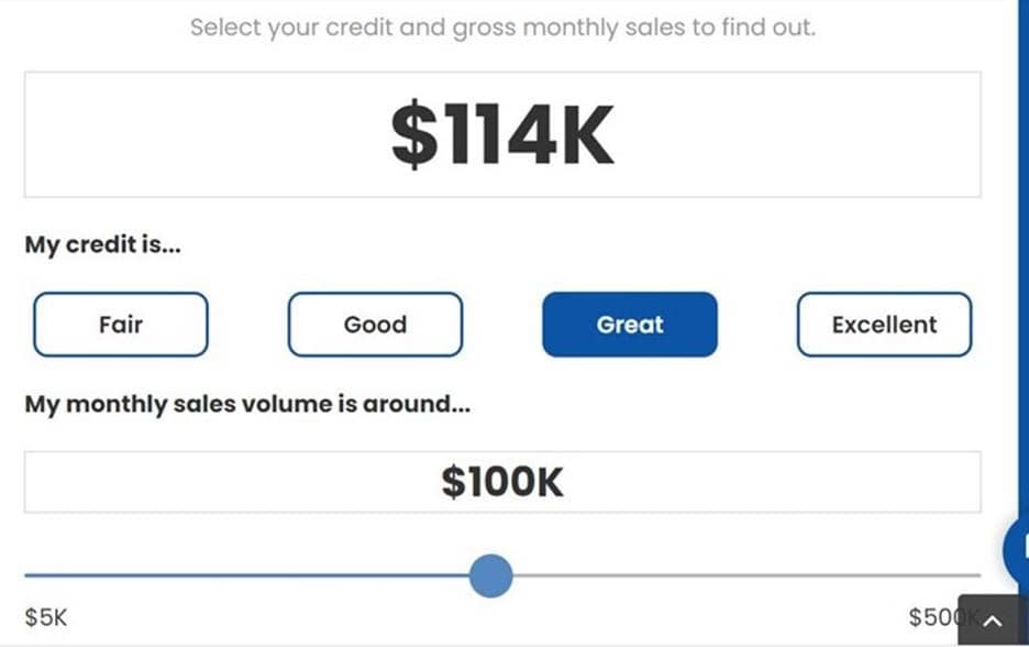 Rapid Finance calculator
