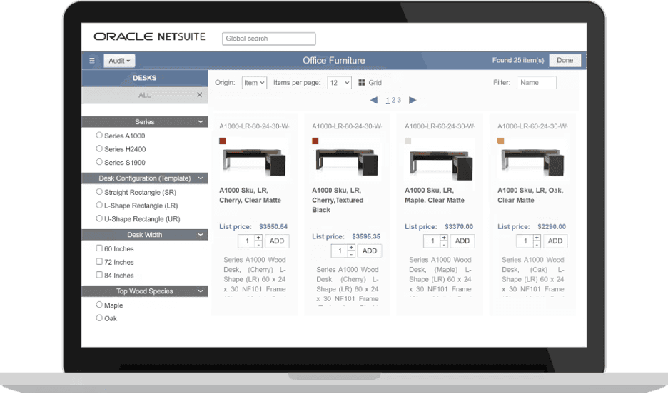 Oracle NetSuite CPQ tool