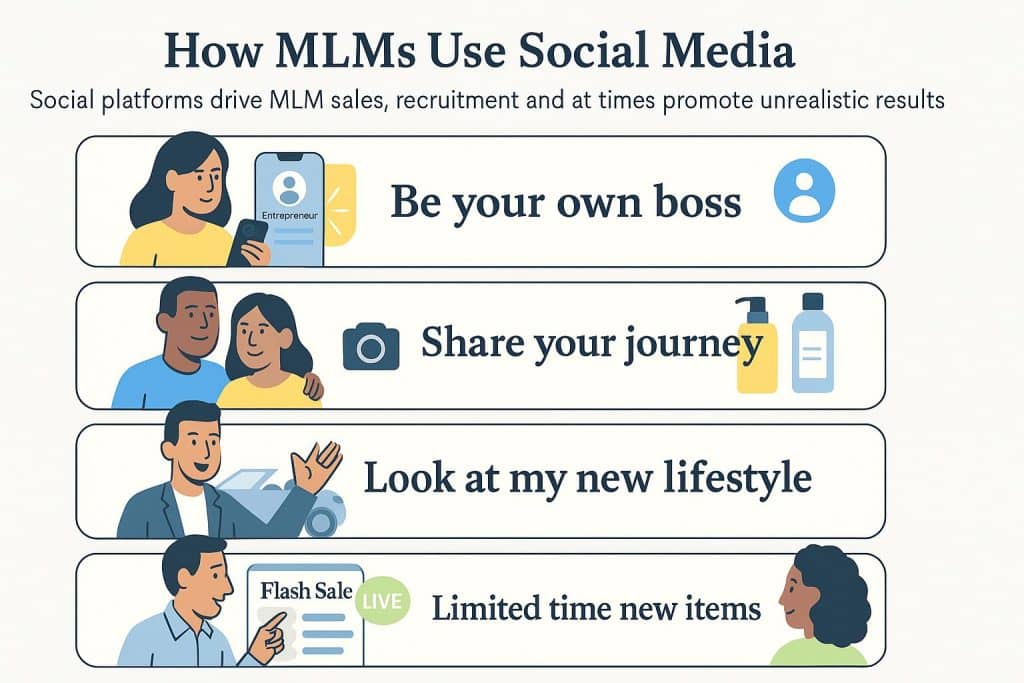 MLMs and social media graphic