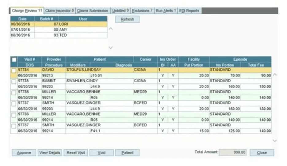 AdvancedMD billing
