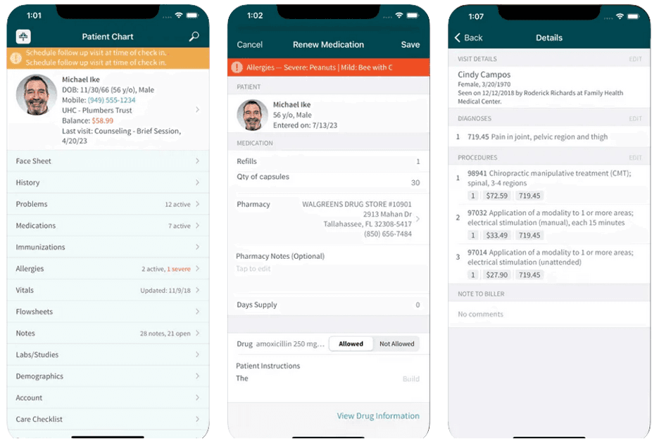 Tebra mobile app
