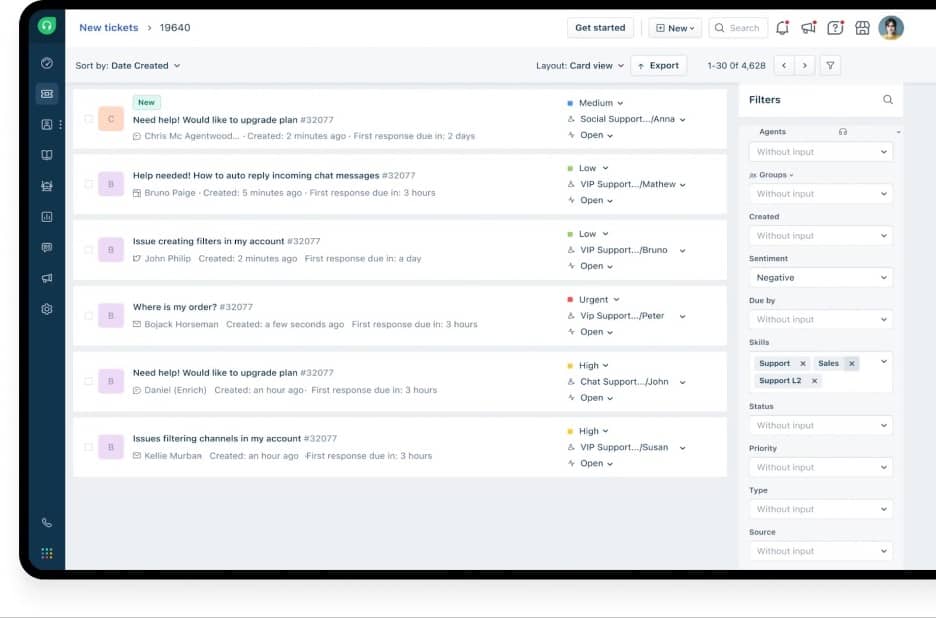 Freshdesk tickets