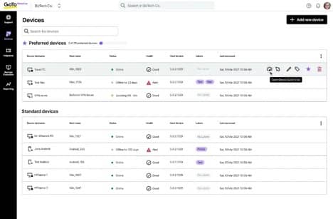GoTo Resolve multiple device info