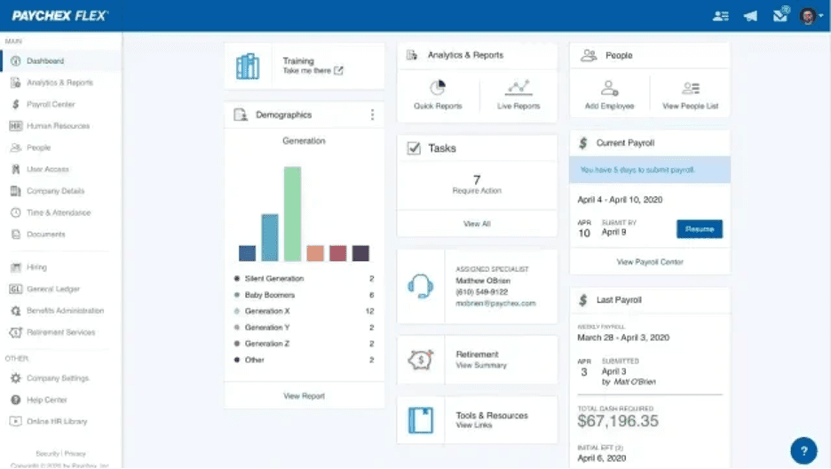 Paychex payroll platform