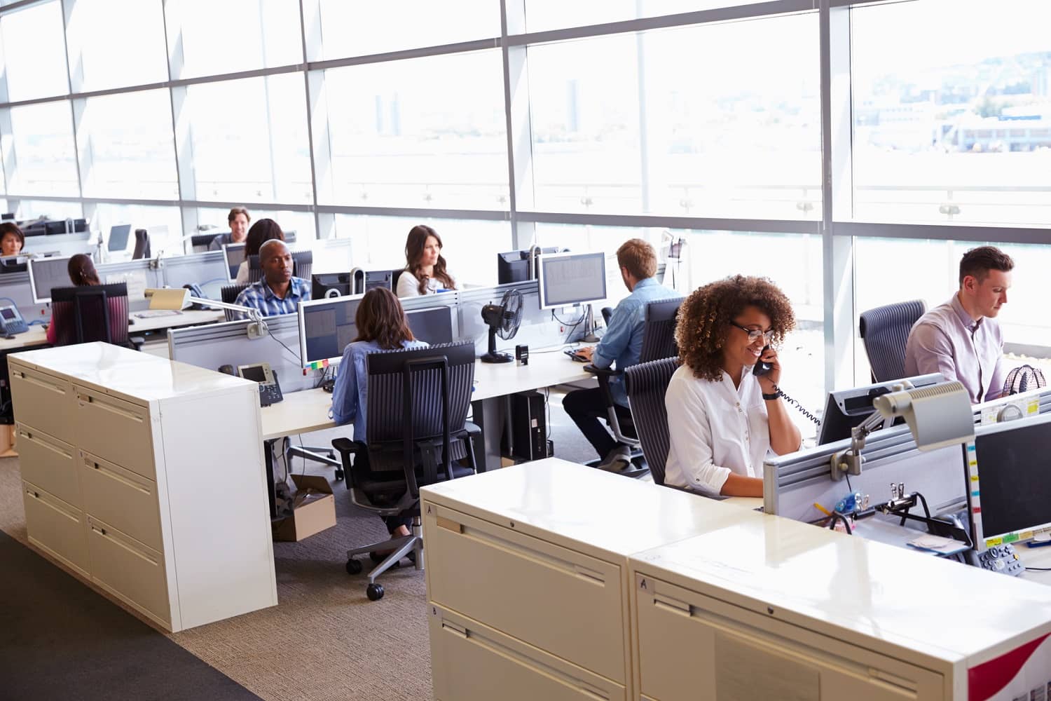 Office workers