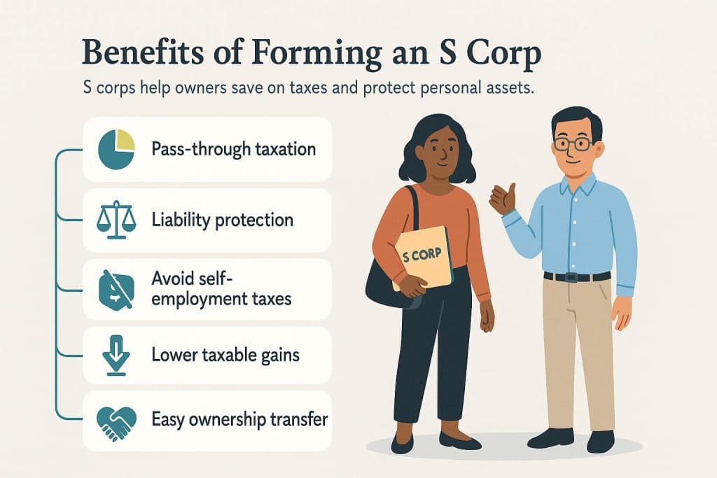 Benefits of forming an S Corp