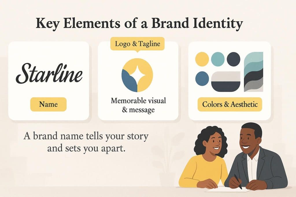 Key elements of brand identity