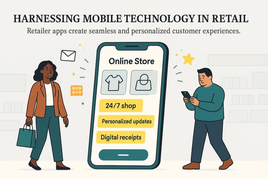 Mobile technology graphic