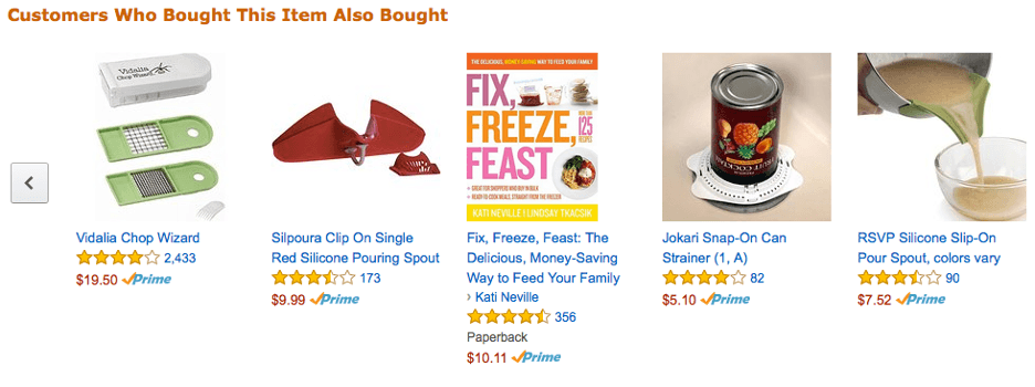 Amazon comparison
