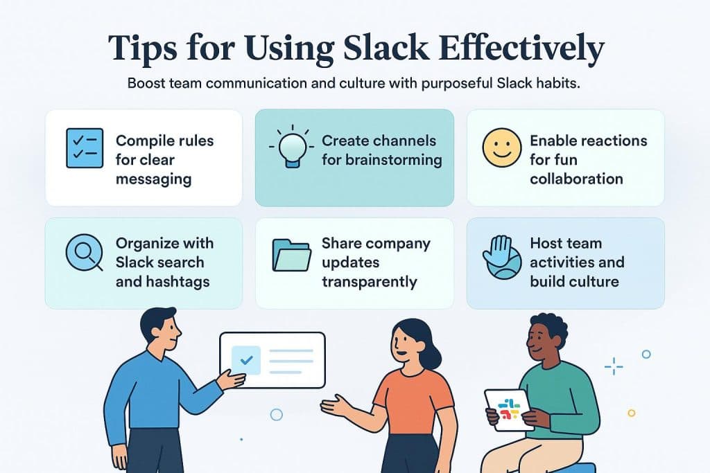 Using Slack effectively graphic