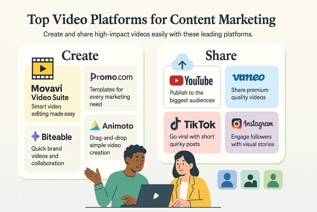 Top video platforms for marketing