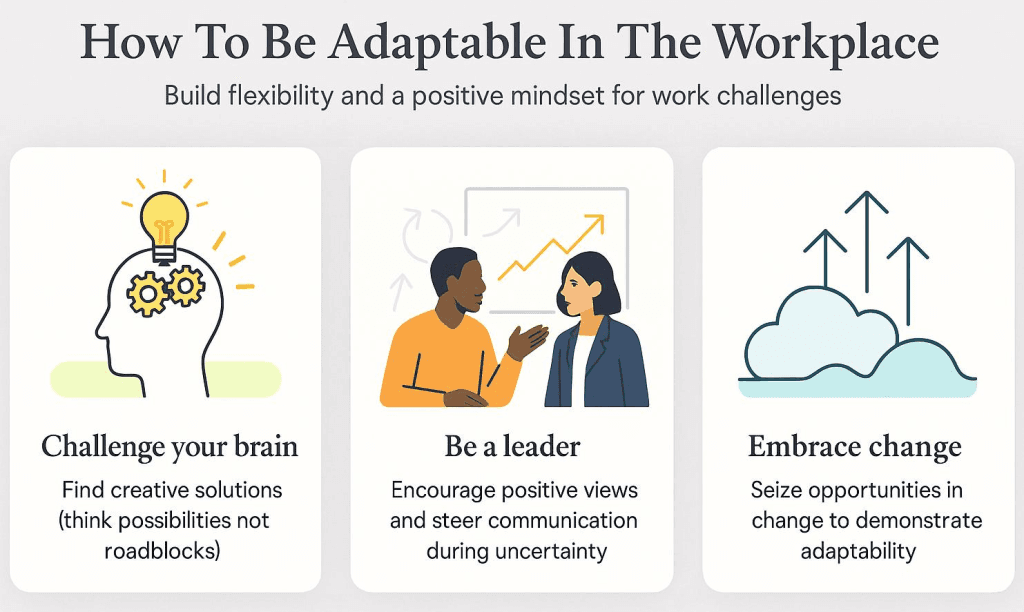 how to be adaptable in the workplace