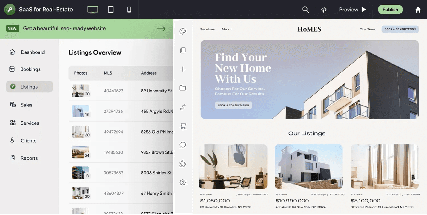 Duda website builder platform