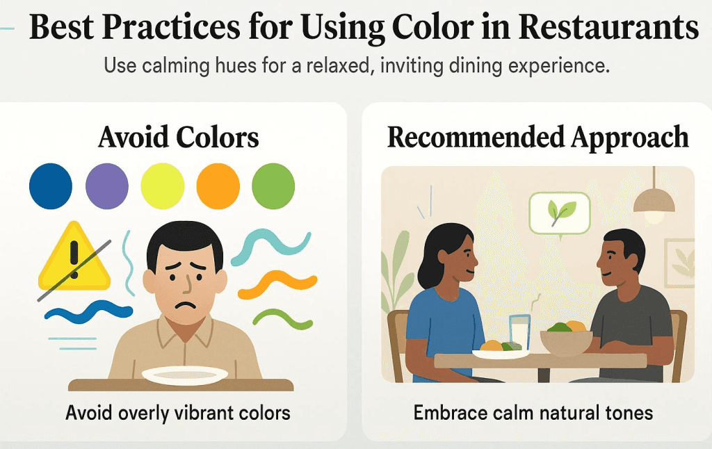 Restaurant color design