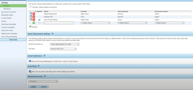 FileHold templates

