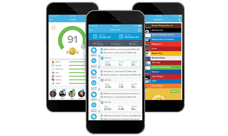 Azuga mobile app