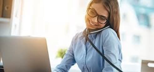 Woman on a phone