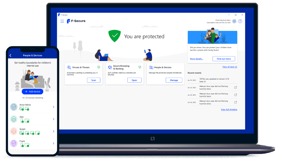 Spectrum F-Secure Desktop