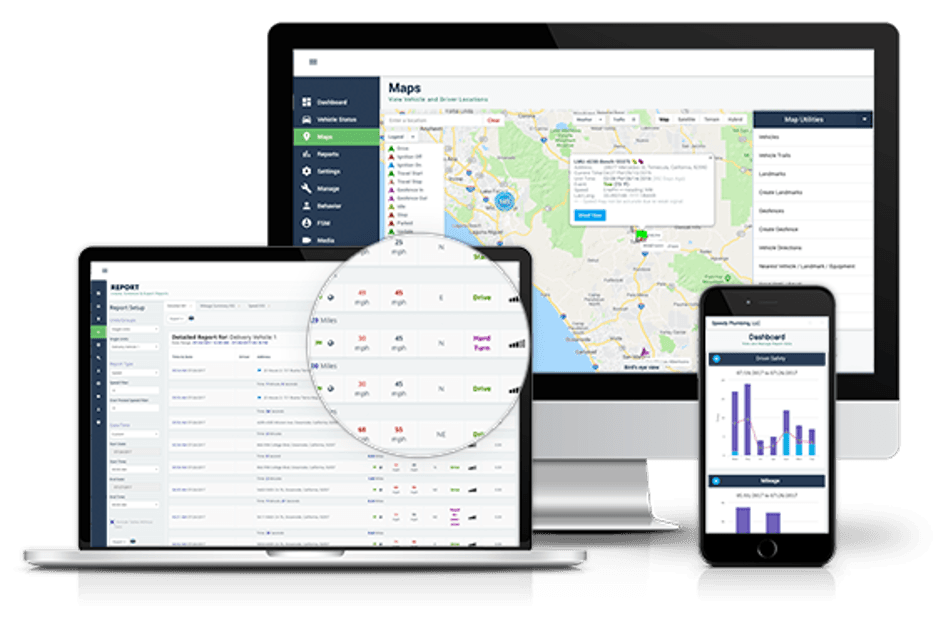 GPS Trackit user interface