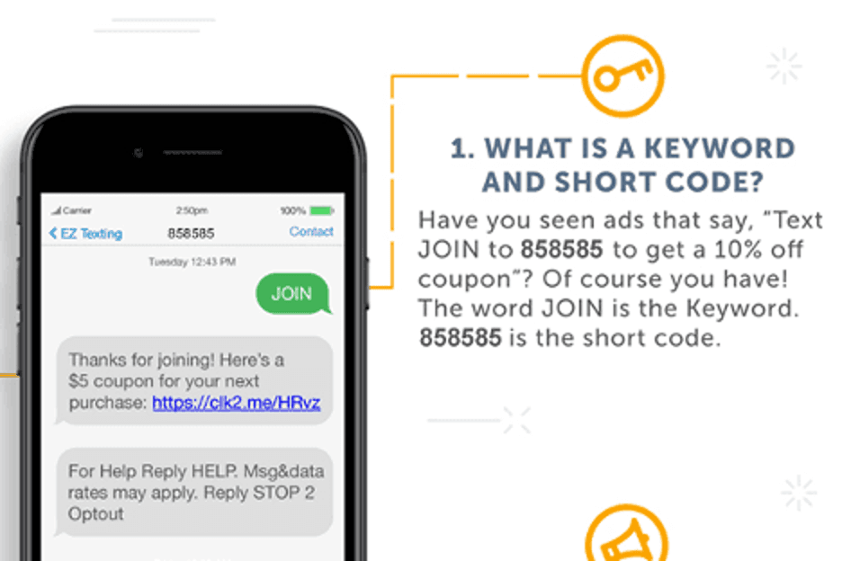 EZ Texting keywords