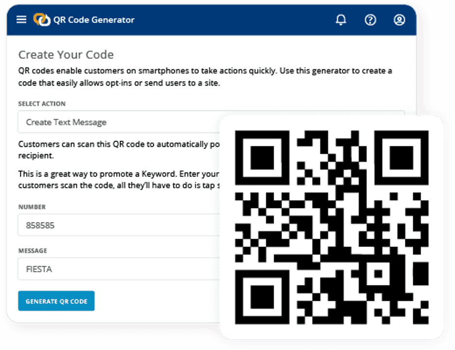 EZ Texting QR code