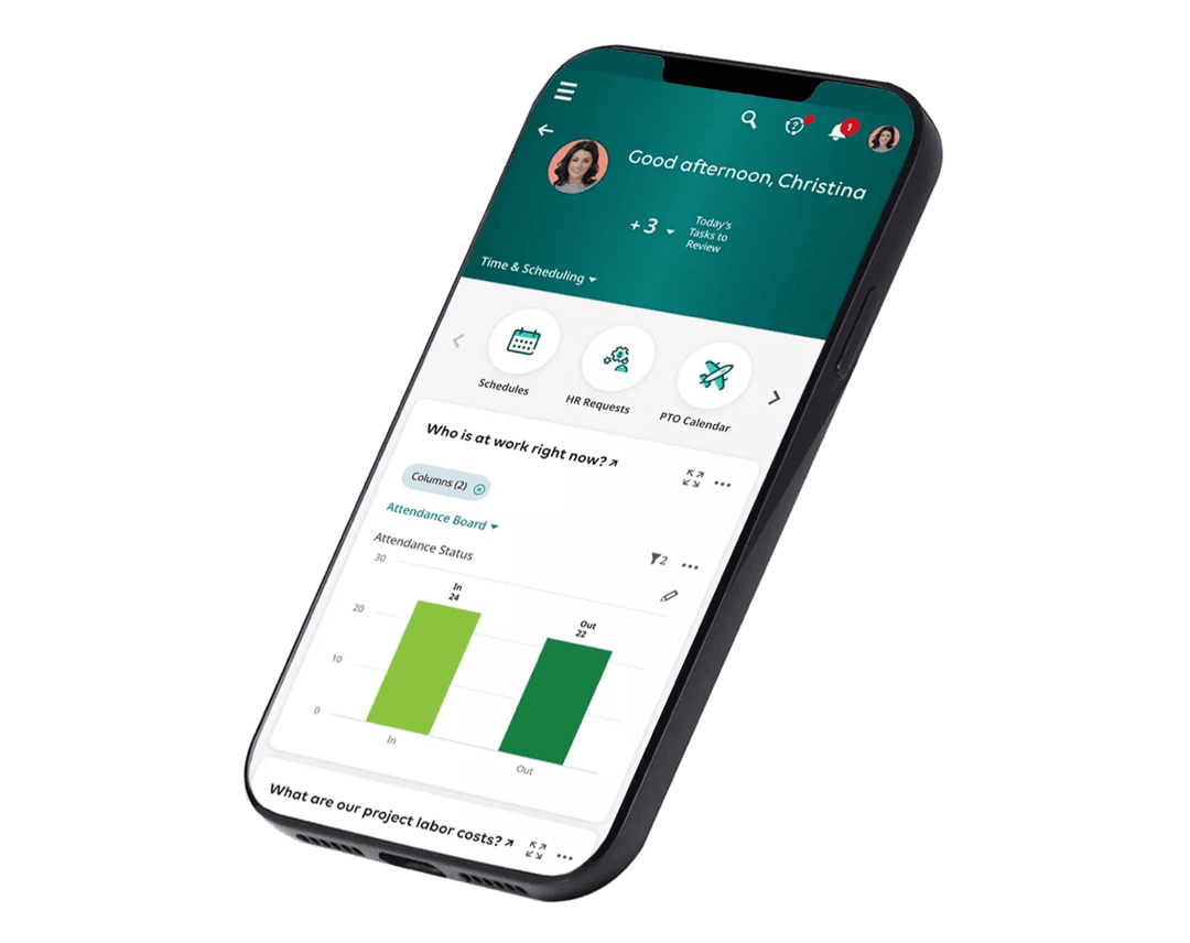 UKG mobile app