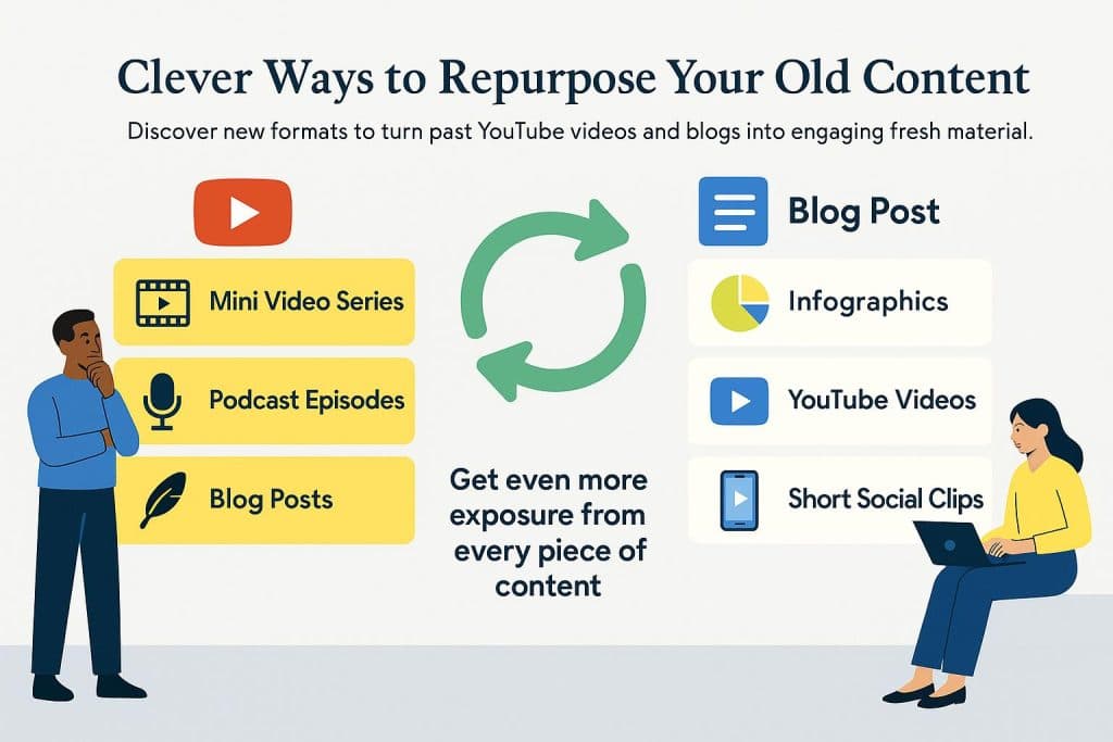 Repurposing content graphic