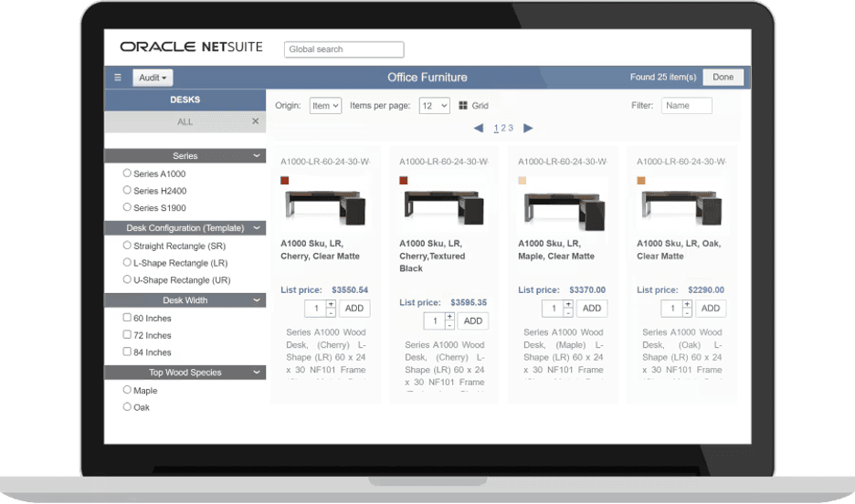 Oracle NetSuite CPQ tool