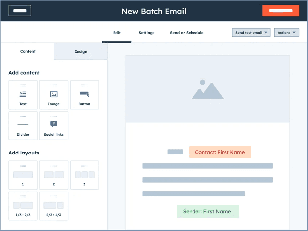 Hubspot custom emails