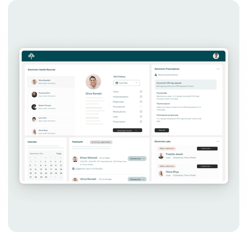 Tebra clinical module