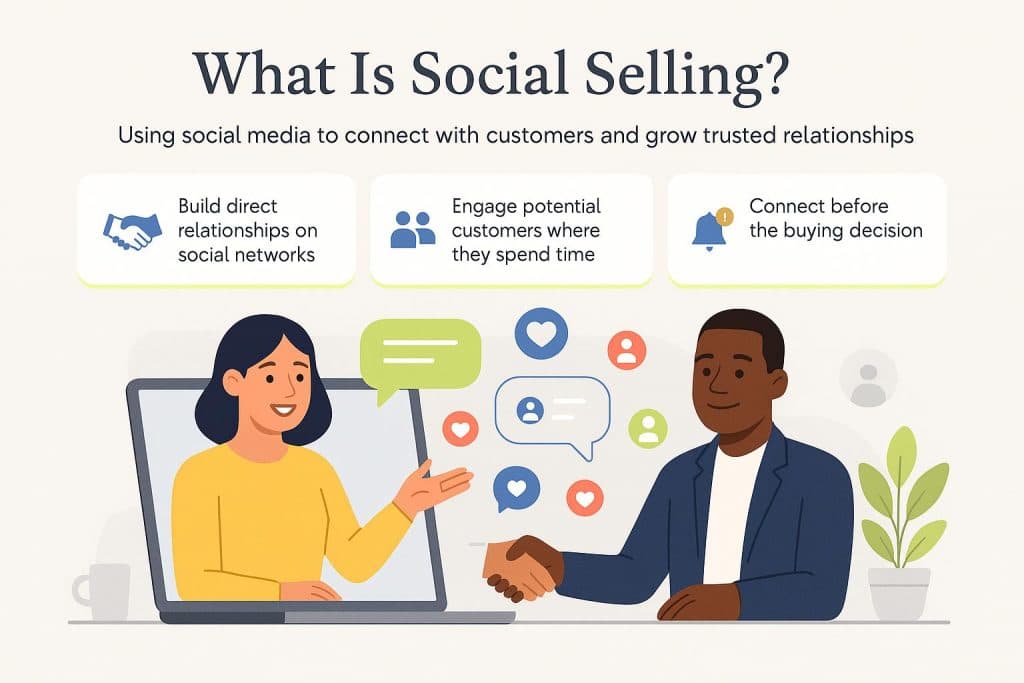 social selling graphic