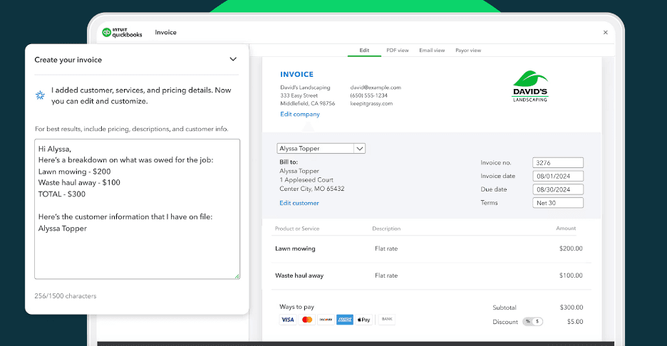Intuit AI Assist tool