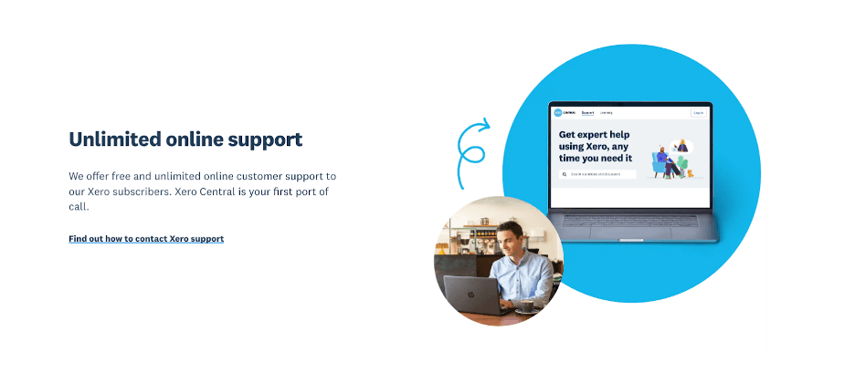 Xero online support resources