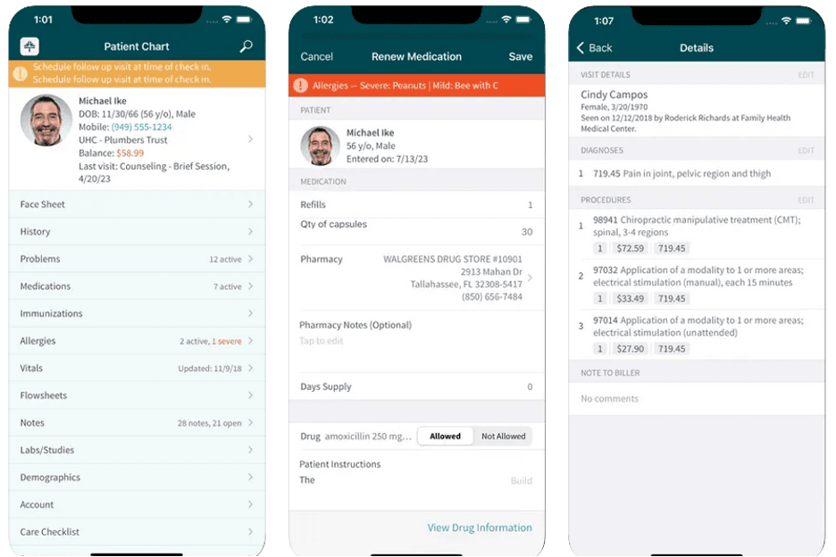 Tebra mobile app