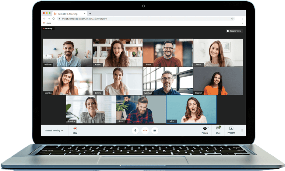 RemotePC meeting