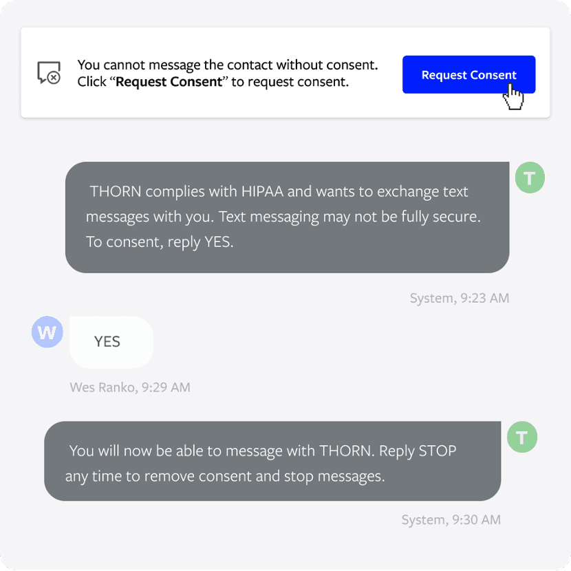 Textline regulations