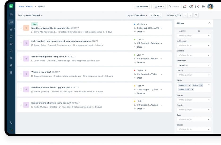 Freshdesk tickets