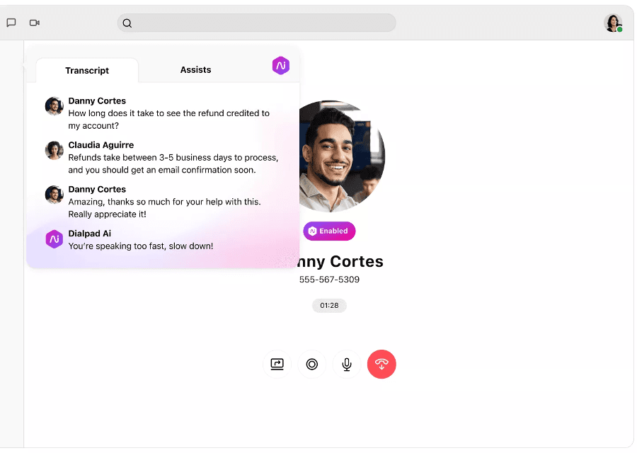 Dialpad coaching