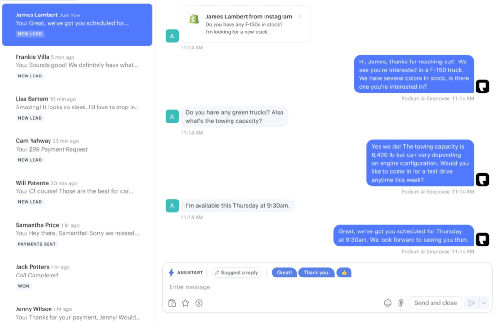 Podium AI Employee