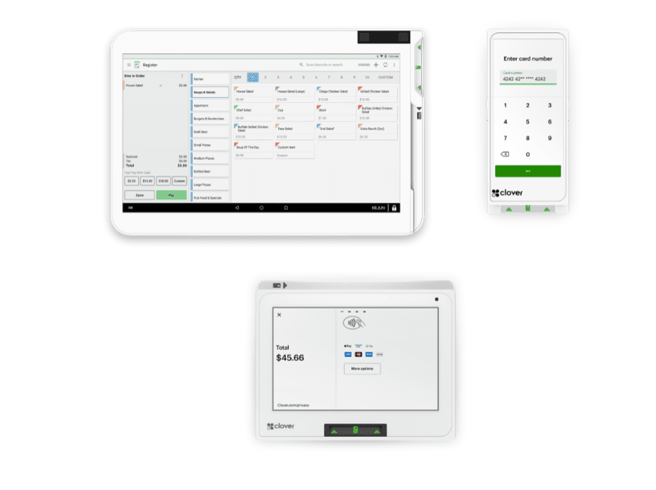 Clover POS equipment