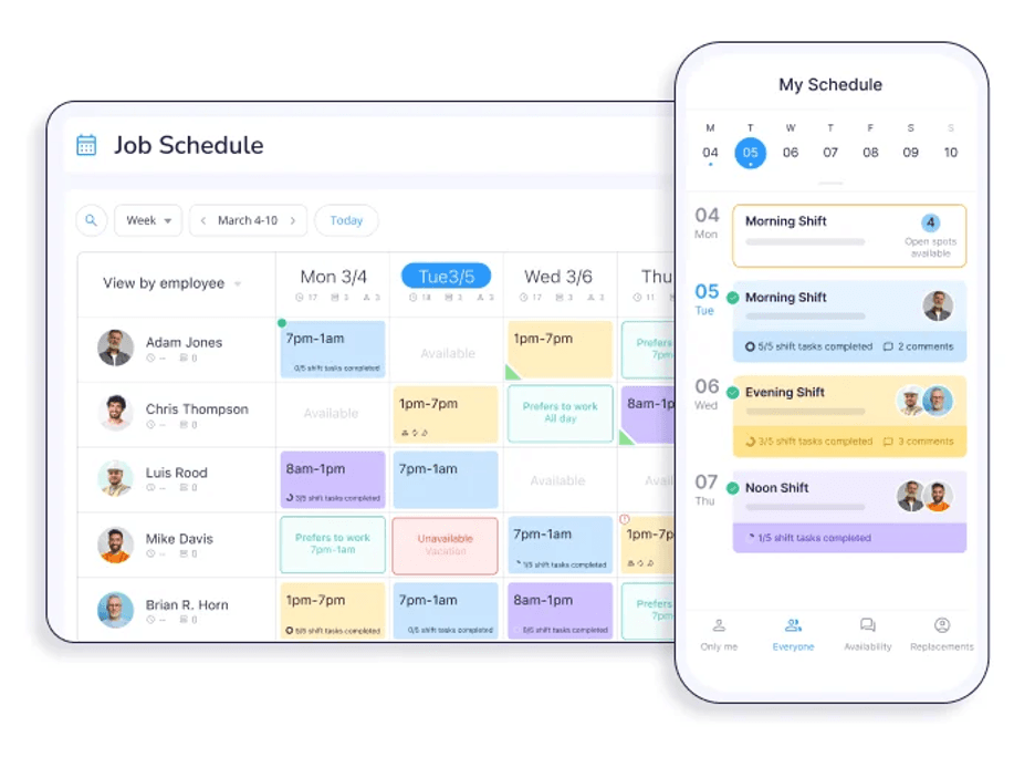 Connecteam schedule