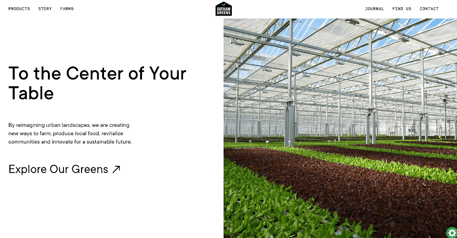 Gotham Greens webite