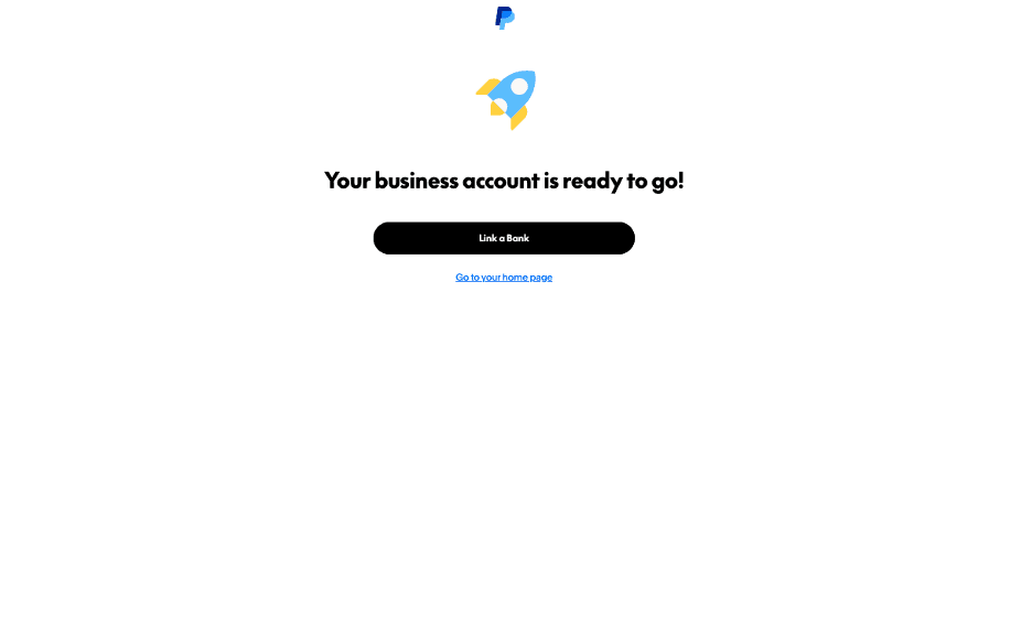 PayPal profile ready to go